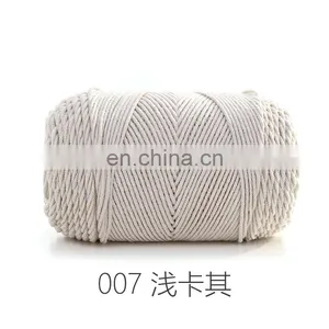 Rainbow Color 55%Acrylic 45%Cotton Yarn Product,colorful Knitting Acrylic Yarn, Acrylic Roving Yarn for Hand Knitting Sweater thumbnail-2