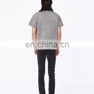 DiZNEW China Manufacturing Custom Printing Washed Old Men's T-shirt thumbnail-6