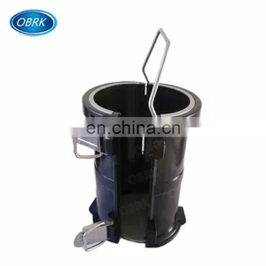 Black Detachable Cylinder Concrete Test Mould With Base/Plastic Concrete Cube Mould thumbnail-3