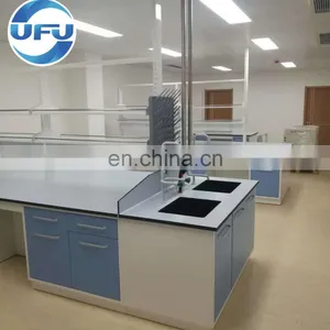 Laboratory Furniture Chemical Multidoor Cabinet Central Workbench thumbnail-4