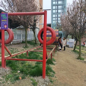 Wooden Climbing Frame With Slide Swing Sets For Sale Small Garden Play Equipment thumbnail-1