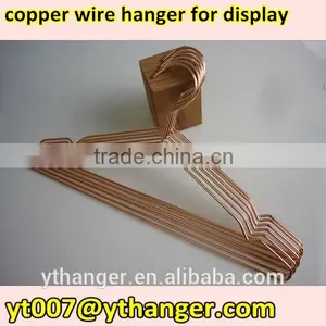 Luxury Metal Wire Hanger Copper Hanger for Disply thumbnail-2