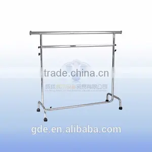 Movable Adjustable Clothing Rack Display With Rails Wholesale thumbnail-1