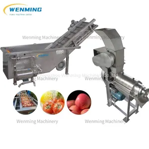 Surfing Type Fruits&Vegetables Washing Machine Connect With Juicer Machine Fruits Washer Juicer Machine thumbnail-3