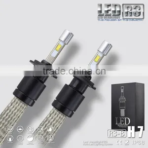 Factory Supply OEM 80W 9600lm Super Bright R3 Led Motorcycle Headlight Bulb H7 thumbnail-1