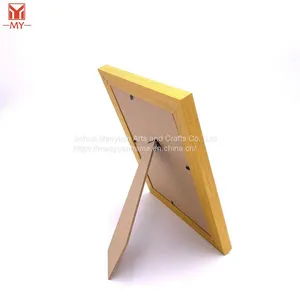 Hot Selling Eco Friendly Simple Stylish Yellow MDF Photo Frame Modern Gift Decor thumbnail-4