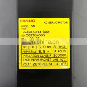 A06b-0314-b001 Original Fanuc Servo Motor Drive A06B-0314-B001 thumbnail-4