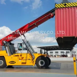 Chinese Container Reach Stacker Manufacturer vs Sany 45ton Container Lift Truck Hyster 45 Ton Container Stacker Price thumbnail-1