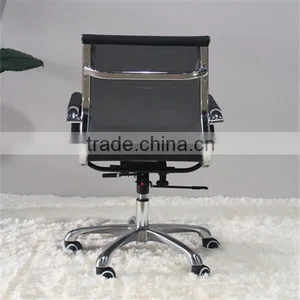 Low Back Swivel Lift Netting Fabric Office Chair thumbnail-4