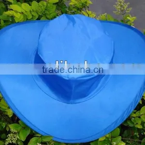 Foldable Promotional Cowboy Hat in 190T Nylon, Hats With Print Logo thumbnail-1