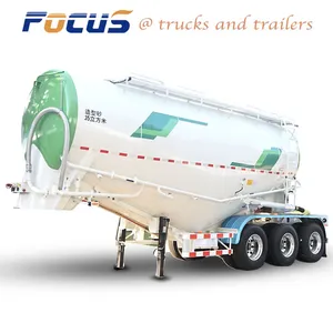 3 Axles 40 CBM Cement Tank Trailers thumbnail-3