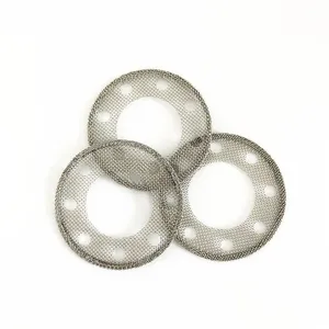 Hot Selling 304 316 316L Stainless Steel Woven Wire Mesh Screen Filter Disc For Filtration Industry thumbnail-2