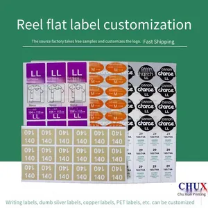 Mirror Copperplate Paper Self-adhesive Label Rolls, Color Printing, Custom Printing, Production and Processing thumbnail-1