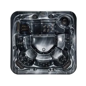 Balboa Smart Modern Design Luxury Outdoor Hot Tub Six Person Jacuzzi Home Use Constant Temperature Heating thumbnail-3