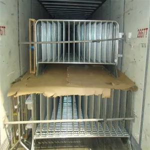 Mobile Temporary Stainless Steel Crowd Control Barriers for Short-term Isolation, Zoning, or Order Maintenance thumbnail-5