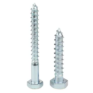 DIN 571 Hex Head Wood Screws for Log Home Construction thumbnail-1