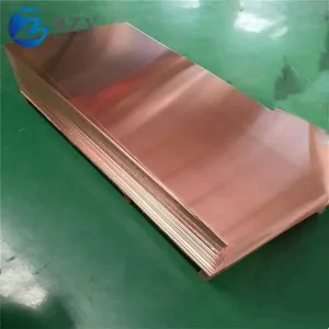 High Purity T2 Copper Sheet Cold Rolled Copper Plate Conductive Pure Copper Sheet Custom Cutting thumbnail-1