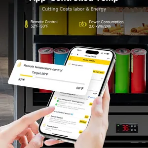 AI Frozen Food Vending Machine 300-600 Pcs 4G/WiFi Remote Monitoring Multiple Payment SDK US Plug HAHA 550F Compressor Cooling thumbnail-4
