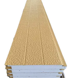 Polyurethane Sandwich Panel Cold Storage Warehouse Insulation Exterior Wall Engraving Board thumbnail-1