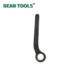 Bent Handle Ring Wrench Metric 10-19mm 12-Point Double End Chrome Vanadium thumbnail-5