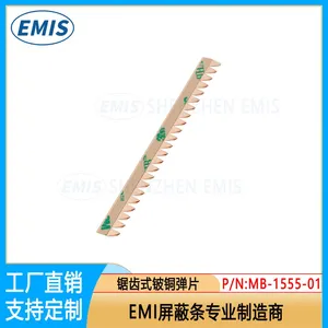 Ultra-Thin Material With Small Compression Force ESD Grounding Becu Gasket SMD Spring thumbnail-3