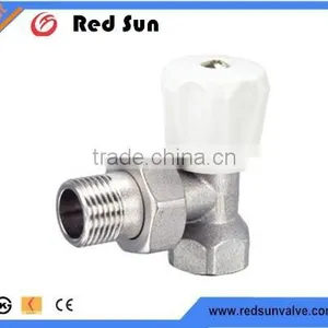 HR5070 Brass Drain Angle Chrome Radiation Valve thumbnail-1