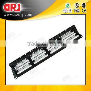 CAT6 48 Slots UTP Patch Panel With Cable Tray thumbnail-1