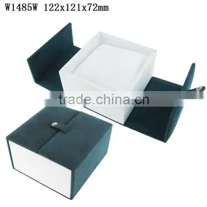 W514 Luxury Storage Display Wooden Single Watch Packaging Box Lining Velvet thumbnail-5