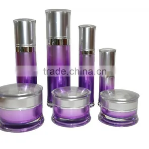 Purple Plastic Cosmetic Packaging for Cream Jars thumbnail-1