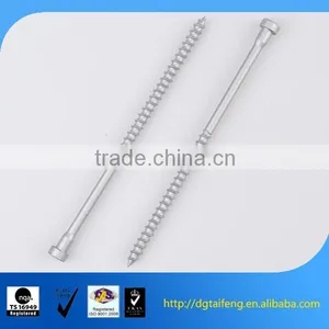 Yellow Zinc Self Tapping Full Thread Rod for Wood thumbnail-2