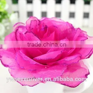 Simulation of Rose Flowers Wedding Bride Bridesmaid Headdress The Dance Studio Headdress Flower The Seaside Beach Accessories thumbnail-5