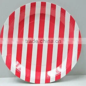 Happy Party Products Supplies Fancy Party Paper Plates,Round Paper Dish thumbnail-2