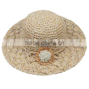 Handmade New Custom Short Birm Straw Boater Hat thumbnail-3