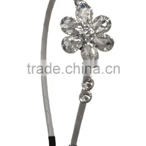 Faux Gemstone Flower Hairband/Heanband thumbnail-3