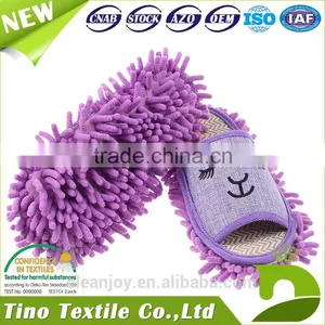 Flip Flops Slippers Mop Slippers Custom Made Washable Dust Mop Slippers Quality Choice thumbnail-2
