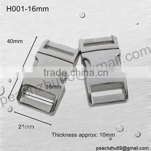 Dongguan Jinyu Metal Buckle/metal Bag Buckle/paracord Buckle Metal 5/8" for Paracord Bracelet thumbnail-1