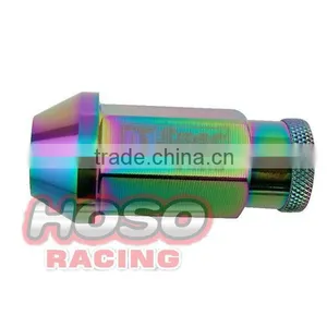 D1 Neo Chrome M12X1.5 Forged Aluminum L:52MM Wheel Lug Nuts thumbnail-3