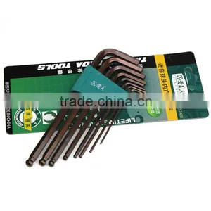 LAOA S2 Material 8pcs Industrial Grade Magnetic MINI Ball Hexagonal Wrench Set 1.5-6mm thumbnail-2