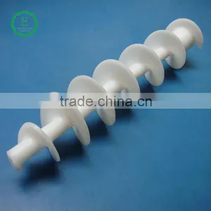 Professional Manufacture Plastic Uhmwpe Conveyor Screw CNC Machined Transporting Screw thumbnail-1