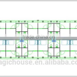 Real Estate Portable Mobile House in India/continue House/simpla Domitory Plan thumbnail-5