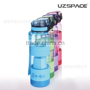 High Grade Plastic Bottle Water OEM 550ml Travel Plastic Tea Infuser thumbnail-3