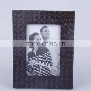 4x6" Faux Leather Photo Frame for Promotional Gift / Wedding Favor thumbnail-1