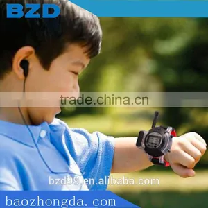 High Quality Time Display Kids Wireless Watch Style Wrist Walkie Talkie With Earpiece / Watch Gift for Kids/ OEM Manufacturer thumbnail-1