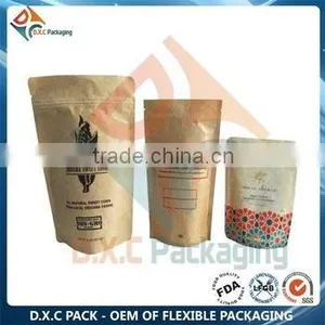 Foshan Manufacture Brown Kraft Paper Snack Food Bag With Euro Hole thumbnail-3