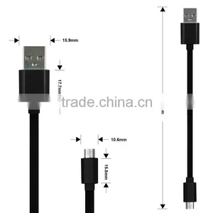 Tangle-free Fast Charging Short Micro Usb Cable thumbnail-5