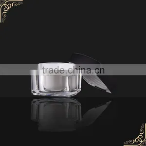 120g Round Cream Jar With Golden Lid Pump Cosmetic Container thumbnail-1