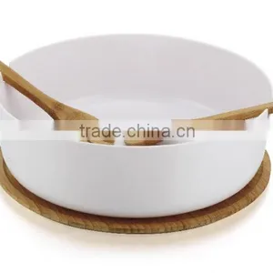 2016 Bamboo Design Food Grade Salad Bowl Factory Direct Sale thumbnail-2
