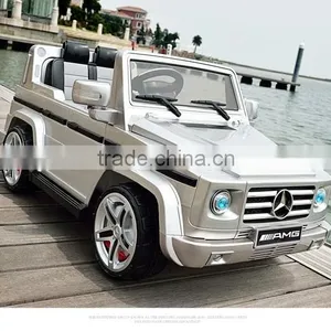 Licenced Twin Seats Ride On Car Mercedes Benz G55 With Music thumbnail-4