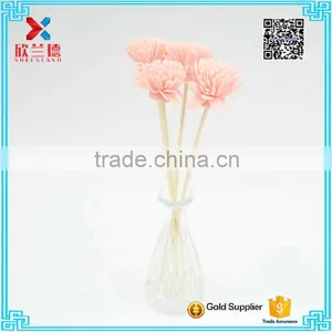 Pink Color Sola Flower Fragrance Diffuser With Rattan Stick thumbnail-2