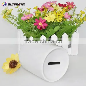 Wholesale White Ceramic Piggy Bank High Qualtiy 11oz White Money Box thumbnail-3